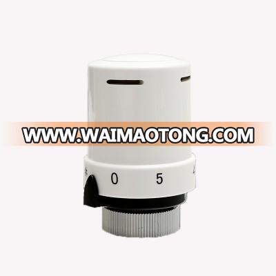 AVONFLOW  White Plastic Head Thermostatic TRV Head Thermostatic Radiator Valve