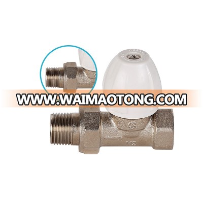 AVONFLOW Brass Water Heating Radiator  Valve Manual Radiator Valve For Radiator