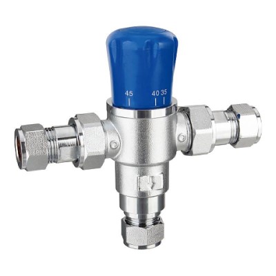 AVONFLOW thermostatic mixing valve adjustable temperature brass valve